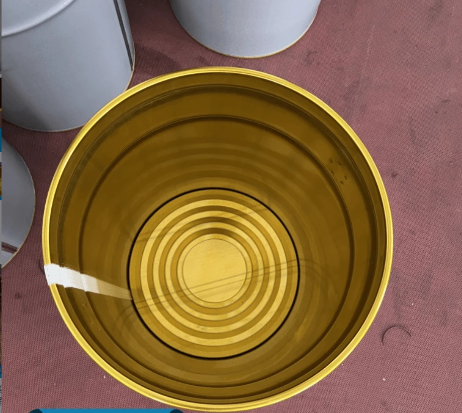 5 Gallon Coconut Oil Metal Pails With Lug Lid factory