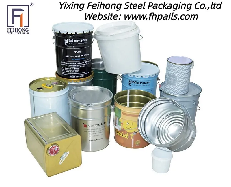 UN Rated Open Head Steel Pail With Lever Locking Ring UN Rated Open Head Steel Pail With Lever Locking Ring
