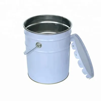 Food Grade 25 Liter Tinplate Pail For Coconut Oil For Popcorn