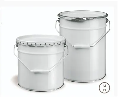 Tapered Metal Pails With Lever Lock Ring Lid