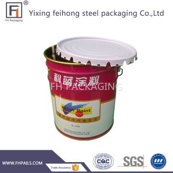 Steel Pail with Crown Cover for Thinner