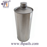 480ml/16oz Round Shape Beverage Glass Bottle with Tin Lid